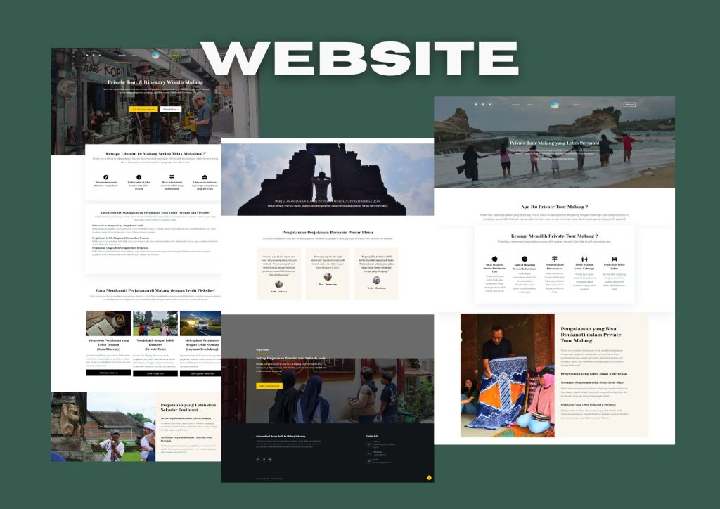 Contoh website perusahaan dan bisnis yang dibuat untuk meningkatkan kehadiran digital dan profesionalitas usaha